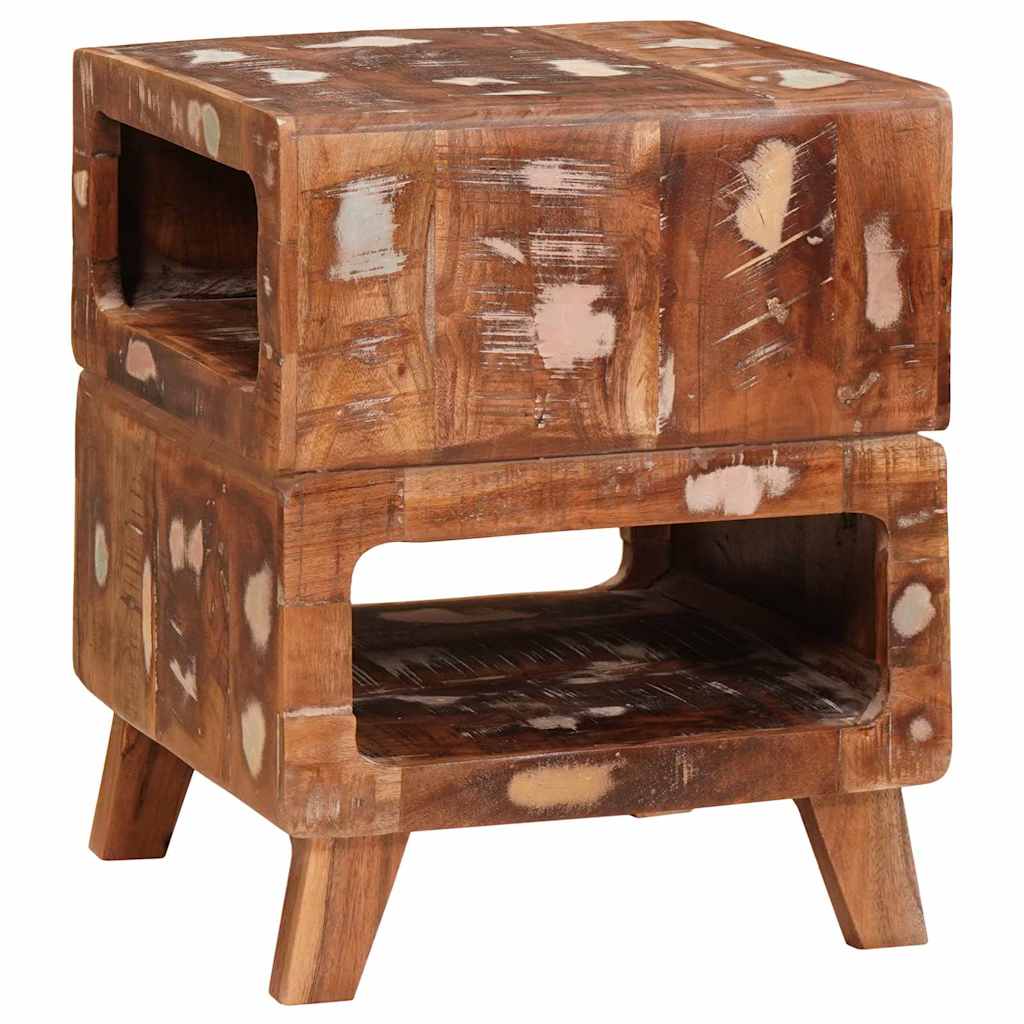 End Tables Multicolour 40 x 40 x 49 cm Solid reclaimed wood